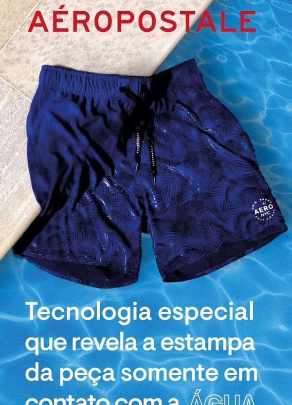 Aeropostale - Shorts Água Aéropostale Masculino - Rosa 3