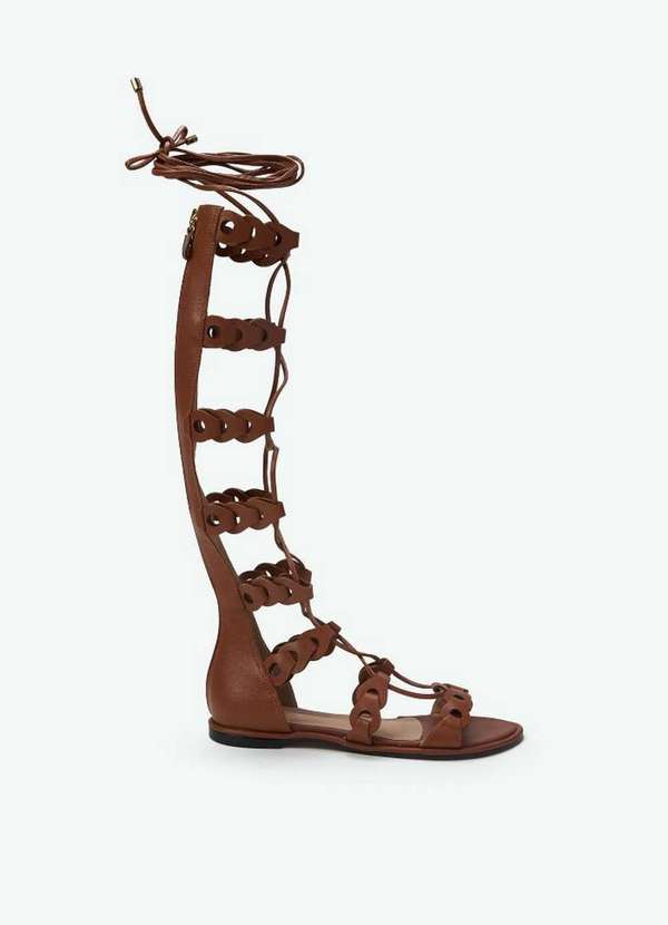 Amarante do Brasil - Gladiadora Rasteira Marrom