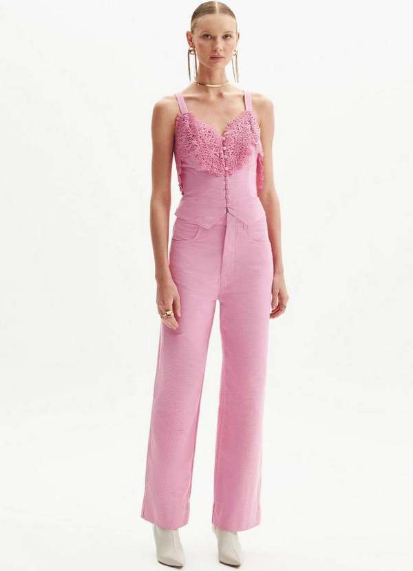 Amarante do Brasil - Calça Full Length Rosa