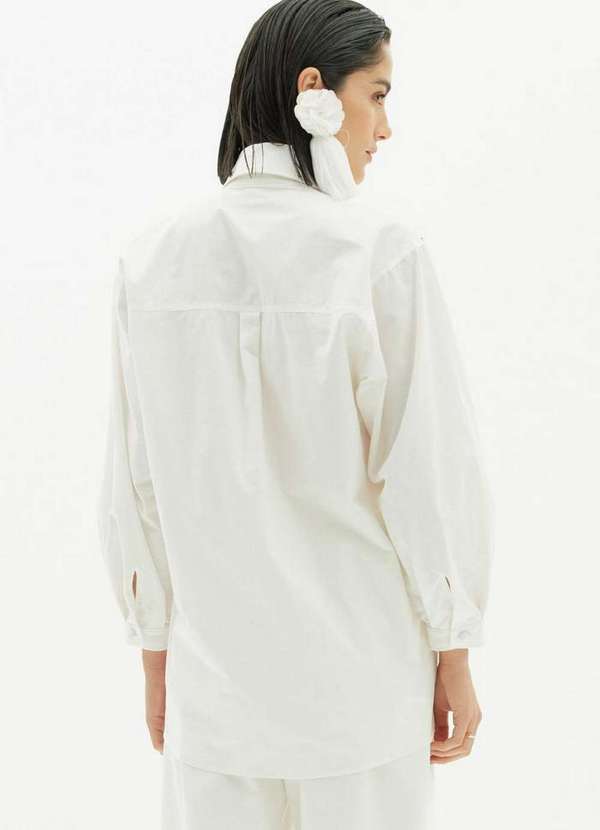 Amarante do Brasil - Camisa Alongada Branco 3