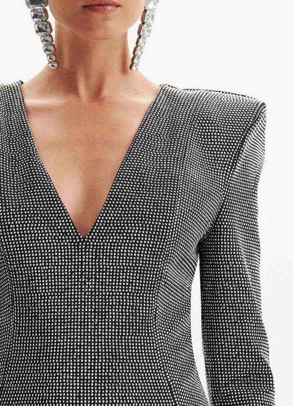 Amarante do Brasil - Vestido com Aplicação Preto 2