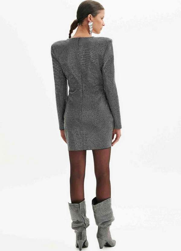 Amarante do Brasil - Vestido com Aplicação Preto 3