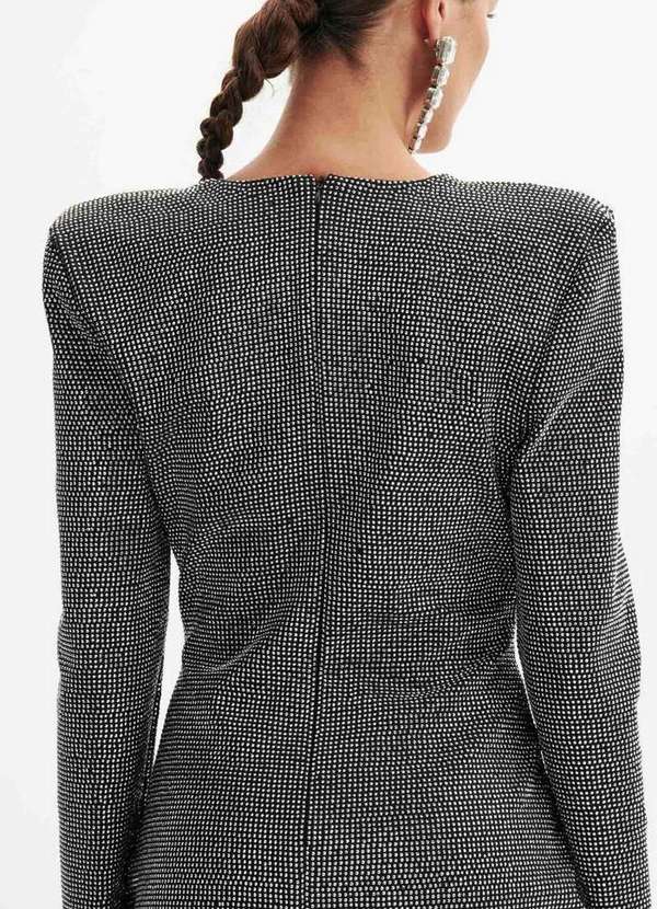 Amarante do Brasil - Vestido com Aplicação Preto 4