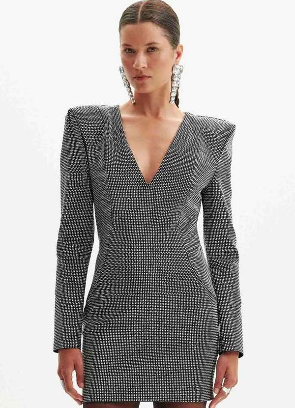 Amarante do Brasil - Vestido com Aplicação Preto 5