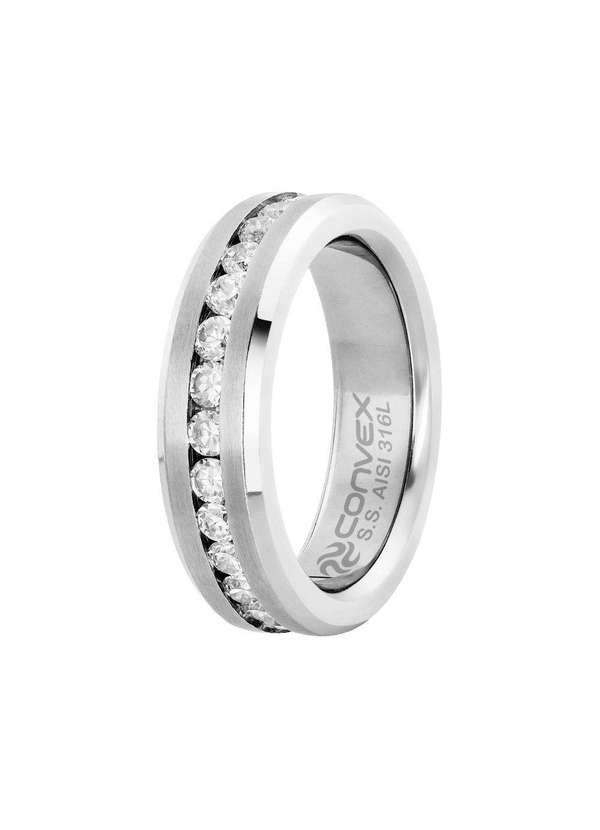 Convex - Aliança Aço Troya 6.35mm Prata