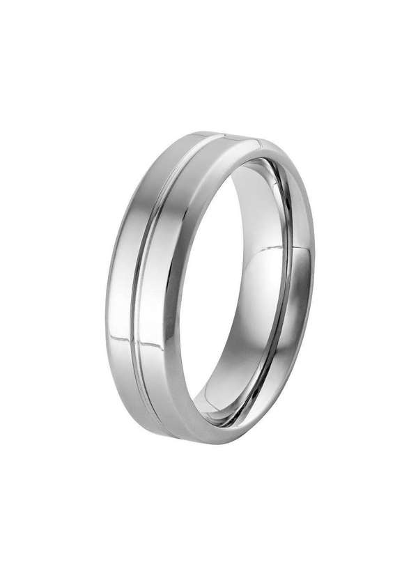 Convex - Aliança de Aço Vita 6mm Prata