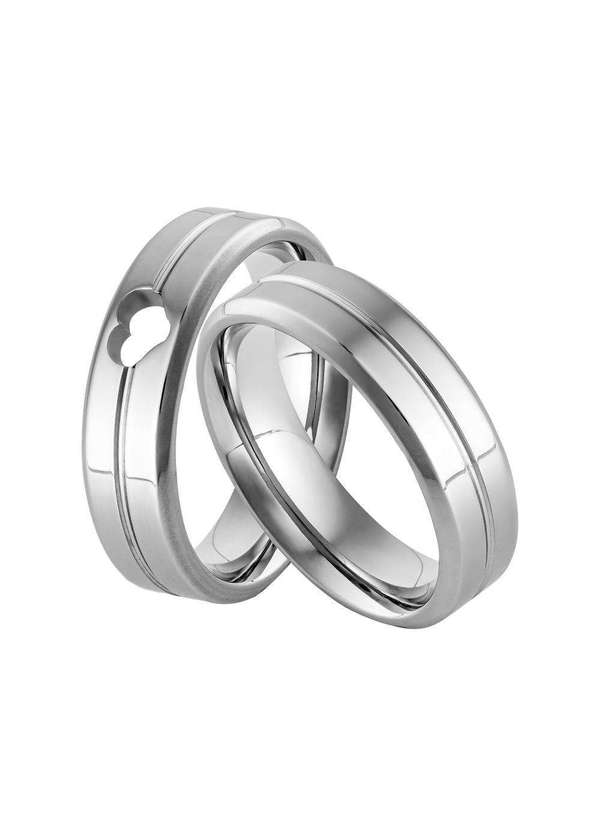 Convex - Aliança de Aço Vita 6mm Prata 2