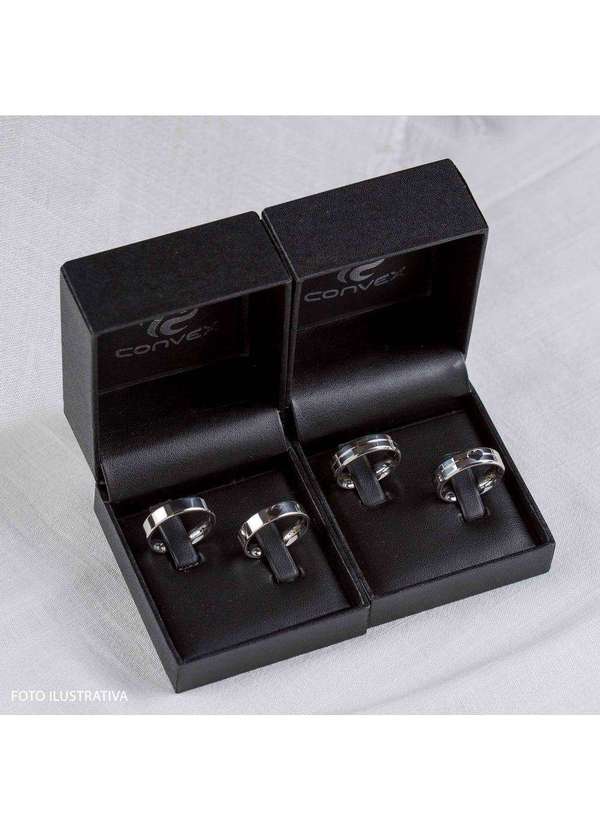 Convex - Aliança de Aço Vita 6mm Prata 6