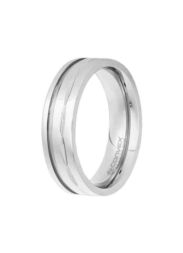 Convex - Aliança de Namoro Ceos 6mm Prata