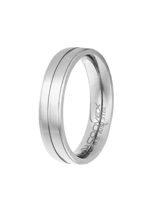 Convex - Aliança de Namoro Delicata 5mm Prata