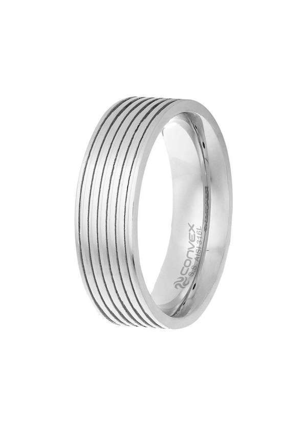 Convex - Aliança de Namoro Enamorato 6.5mm Prata
