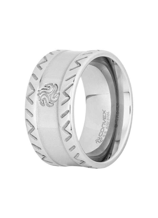 Convex - Aliança de Namoro Extreme 11.5mm Prata