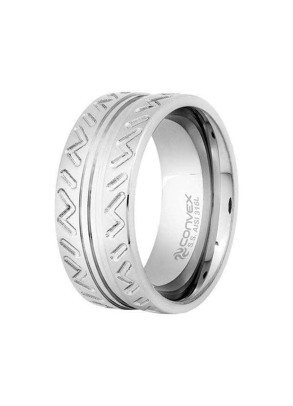 Convex - Aliança de Namoro Hawk 10mm Prata