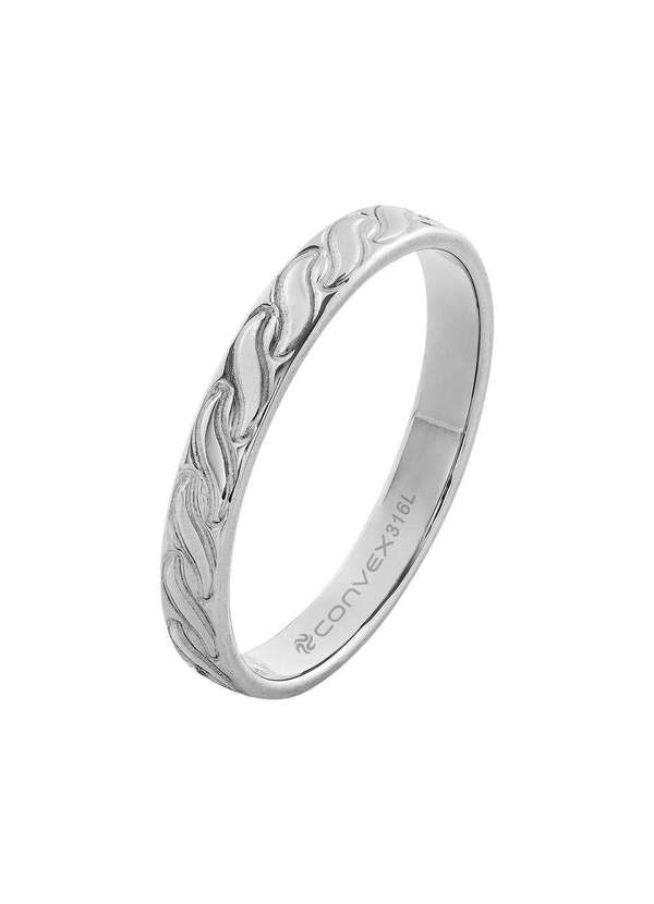 Convex - Aliança de Namoro Slim Bow 2.95mm Prata