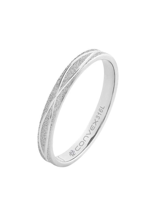 Convex - Aliança de Namoro Slim Glow 2.95mm Prata