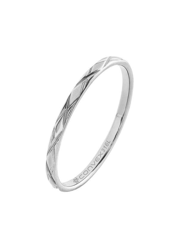 Convex - Aliança de Namoro Slim Versus 1.90mm Prata