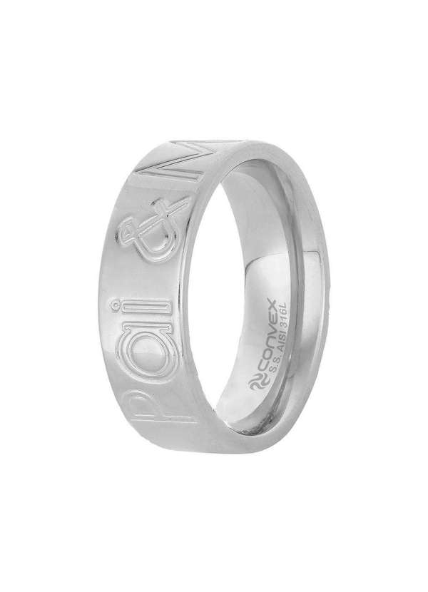 Convex - Aliança Pai & Mãe 7mm Prata