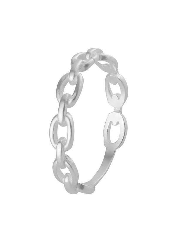 Convex - Anel de Prata Classic Chain Coleção Link Prata