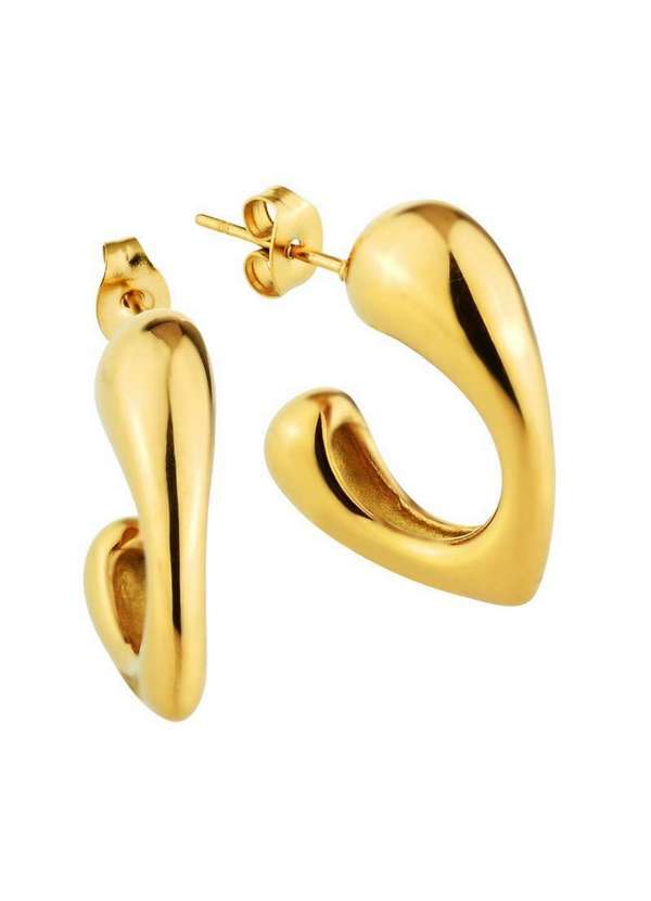 Convex - Brinco de Aço Argola Atitude Dourado Ipg 20mm Dourado