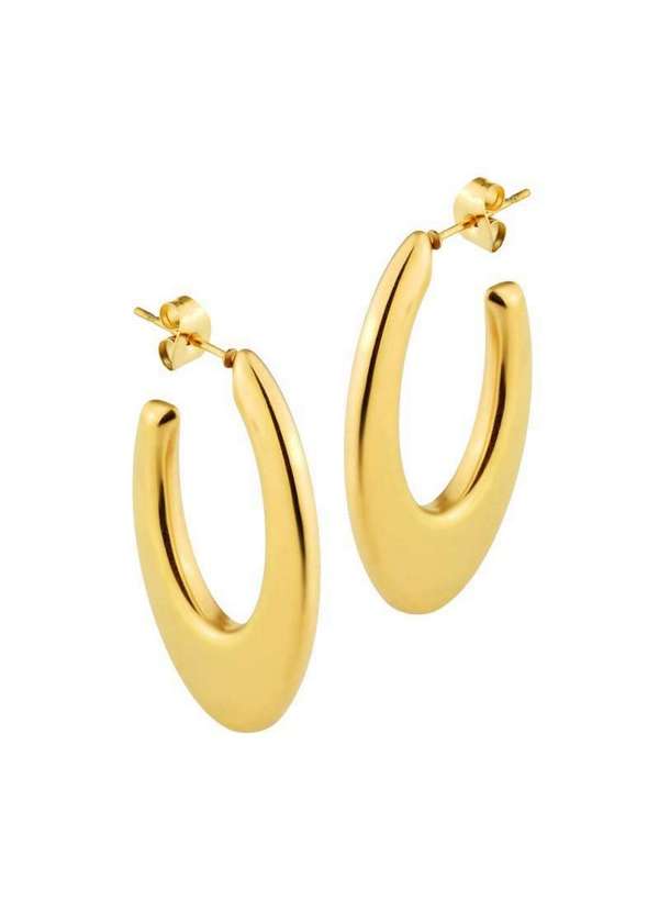 Convex - Brinco de Aço Argola Inspiração Dourado Ipg 34mm Dourado