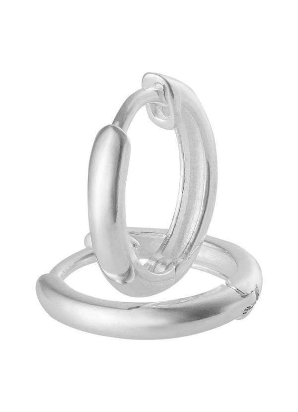 Convex - Brinco de Prata Argolinha Basic 15x2.2mm Prata