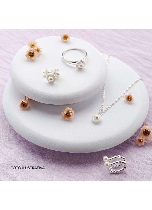 Convex - Brinco de Prata Pérola Delicate 4mm Prata 3