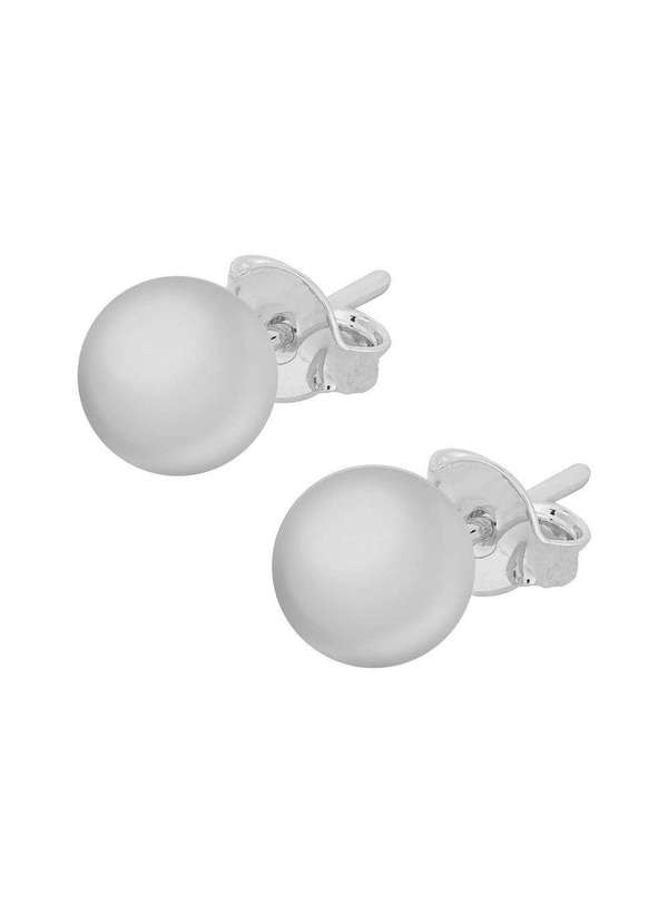 Convex - Brinco Prata Orb Bola 9mm Prata