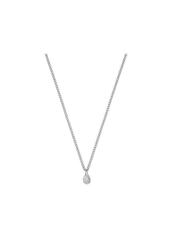 Convex - Colar Aço Glam Groumet Ponto de Luz Gota 7x5mm 45cm Prata