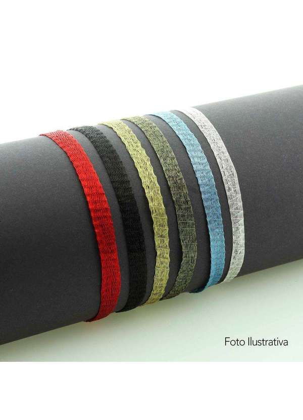 Convex - Colar Choker Malha Metalizada Alemã Preta 45cm. Preto 7