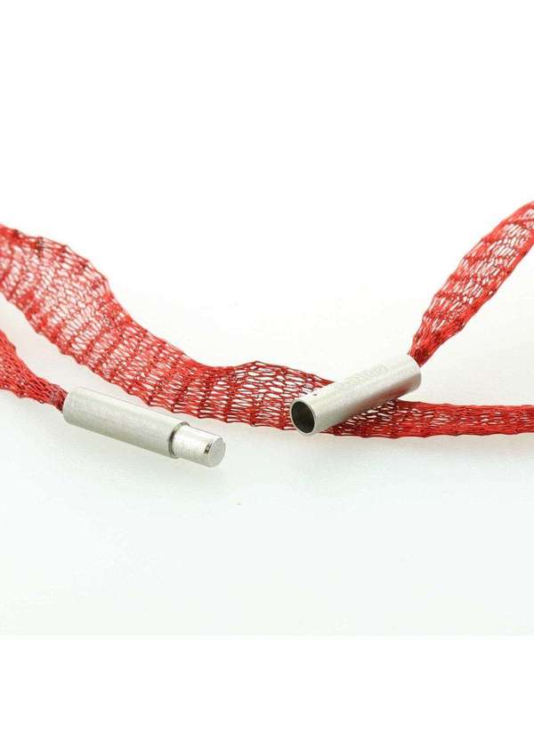 Convex - Colar Choker Malha Metalizada Alemã Preta 45cm. Preto 8