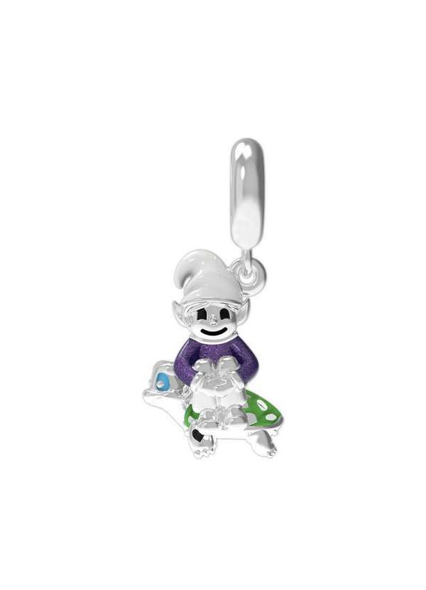 Convex - Colar do Signo de Touro Veneziana e Berloques de Prata e Resina. Prata 3