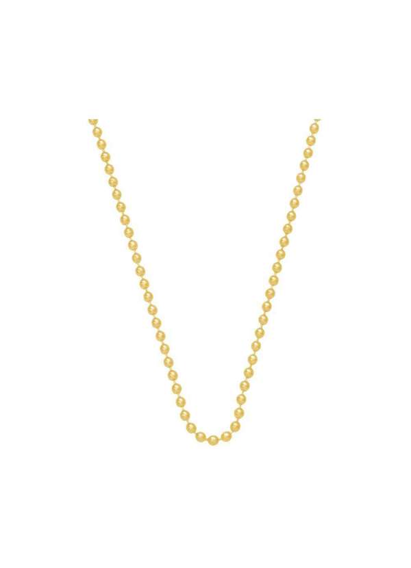 Convex - Corrente Aço Bola Bola 2.50mm 50cm Gold Ipg Dourado