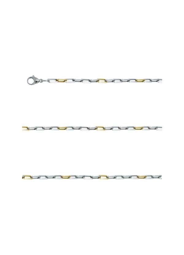 Convex - Corrente Aço Cartier 4x1 Aço com Ipg 60cm Prata