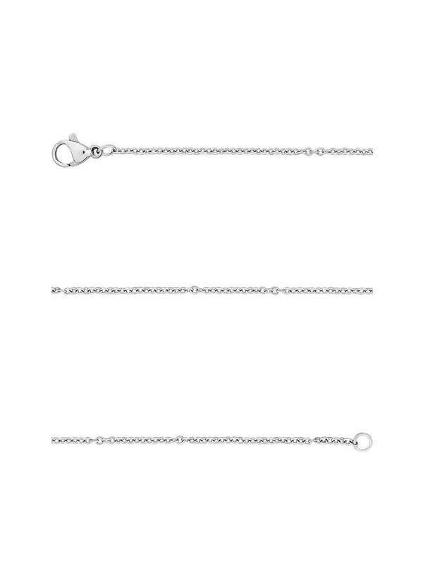 Convex - Corrente Aço Cartier Elos Ovais 1.50mm 45cm Prata
