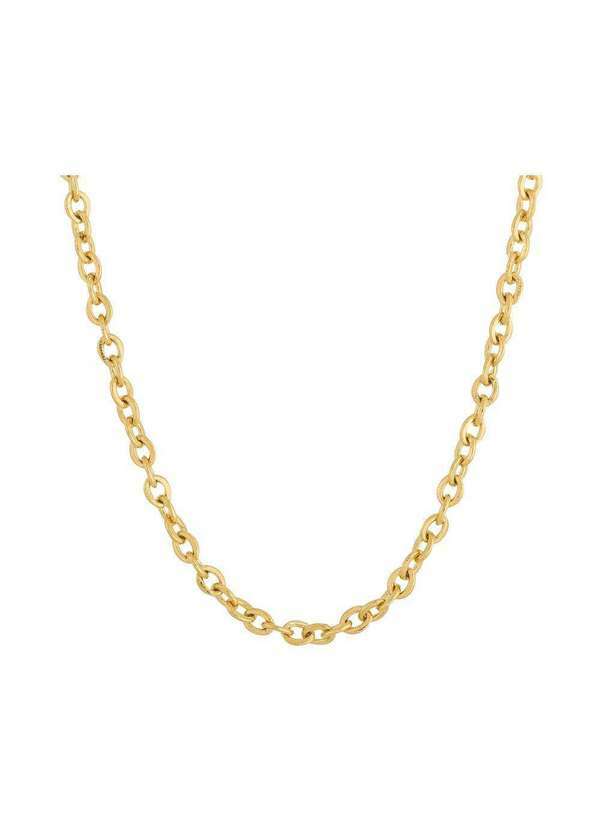 Convex - Corrente Aço Cartier Elos Ovais 1.85mm 50cm Gold Ipg Dourado