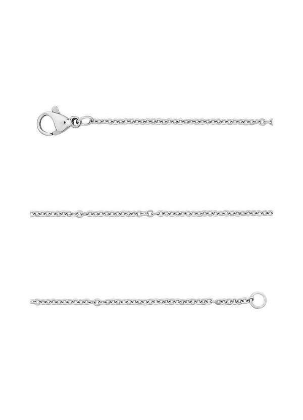 Convex - Corrente Aço Cartier Elos Ovais 1.85mm 70cm Prata