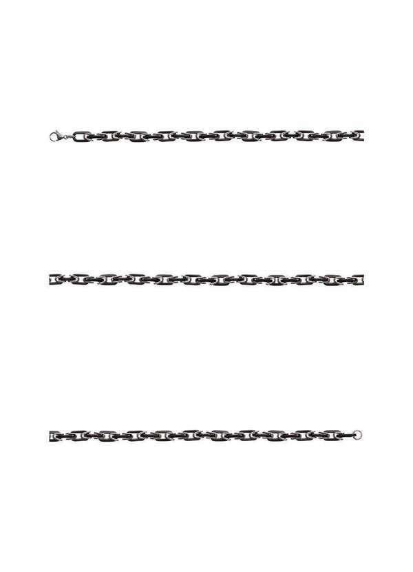 Convex - Corrente Aço Cartier Vai-Vem 8.60mm 60cm Ipb Preto