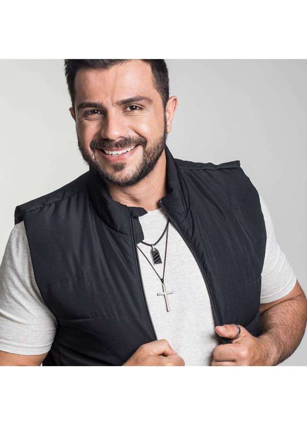 Convex - Corrente Aço Couro Preto Fina 2.80mm 55cm Ipg Dourado 3