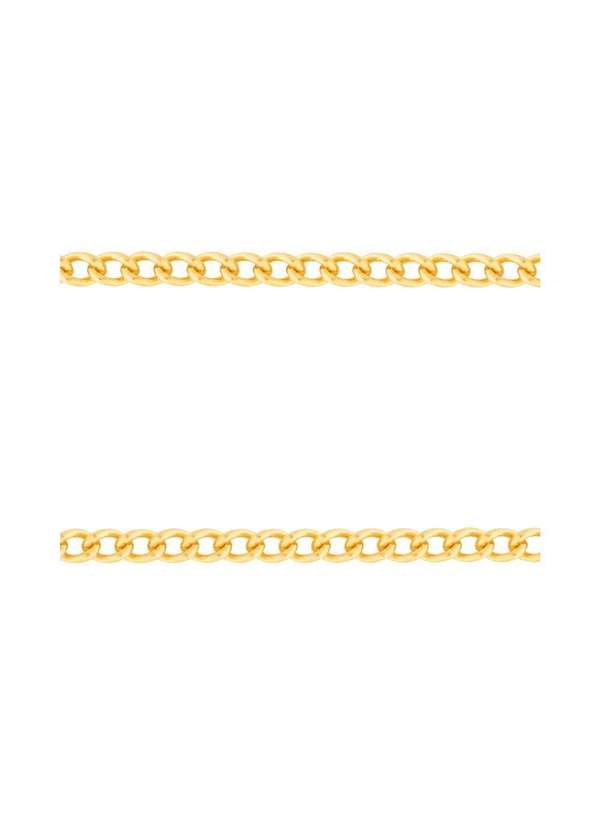 Convex - Corrente Aço Groumet 1.50mm 40cm Gold Ipg Dourado 3