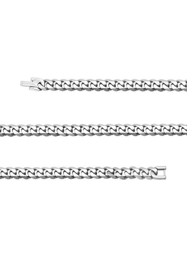 Convex - Corrente Aço Groumet Achatado 7.7mm 50cm Prata