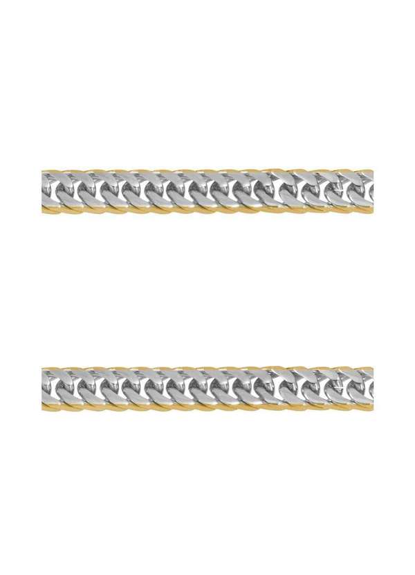 Convex - Corrente Aço Groumet Duplo Ipg Lateral 6.95mm 50cm Prata 2