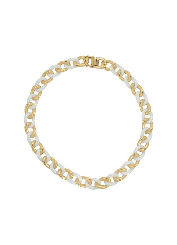 Convex - Corrente Aço Groumet Ipg e Cerâmica 15mm 50cm Prata