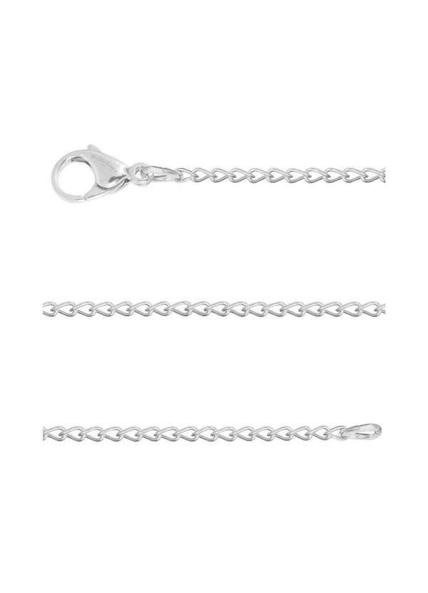 Convex - Corrente Aço Longata 0.60mm 2.60mm 40cm Prata