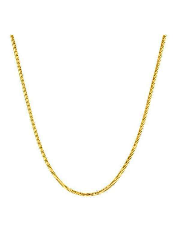 Convex - Corrente de Aço Verena 1.20mm Ipg 60cm Dourado