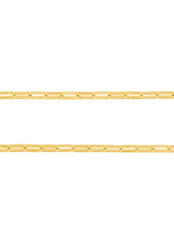 Convex - Corrente Prata c/ Ouro 18k Cartier 1.05mm 70cm Dourado