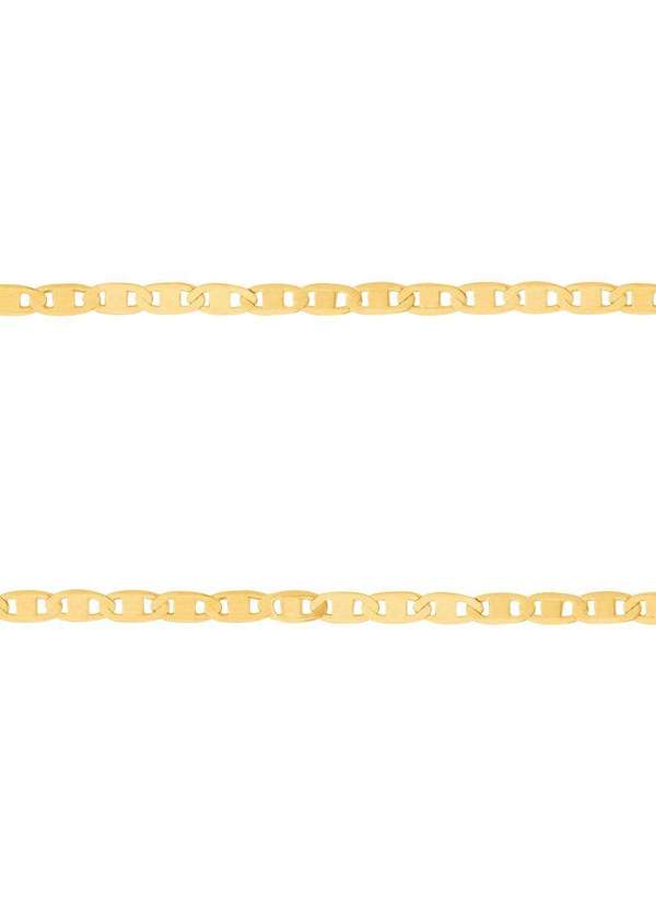 Convex - Corrente Prata c/ Ouro 18k Piastrini 1.60mm 70cm Dourado