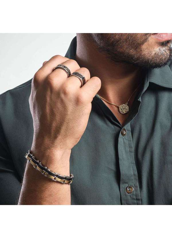 Convex - Escapulário Aço São Bento Redondo 16mm 60cm Prata 6