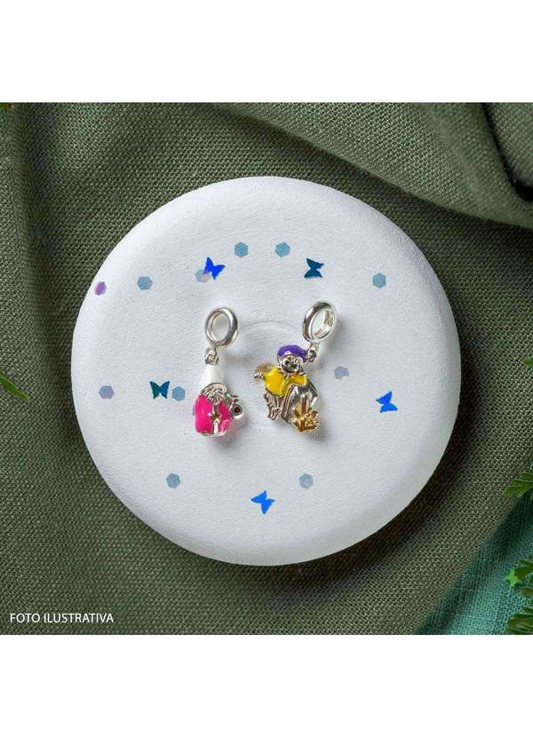 Convex - Berloque de Prata Duende Signo de Capricórnio Link com Resi Prata 5