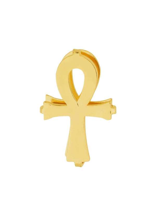 Convex - Pingente Aço Hit Ankh 16.5mm Gold Ipg Dourado