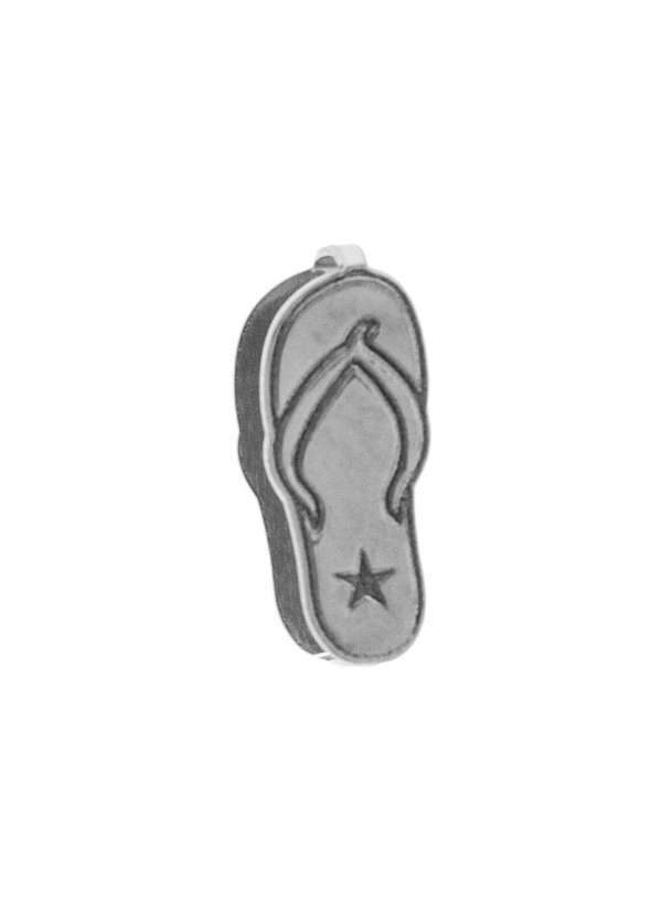 Convex - Pingente Aço Hit Chinelo c/ Estrela 16.5mm Prata